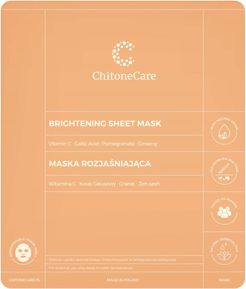 Chitone ChitoneCare Brightening Sheet Mask 23 ml