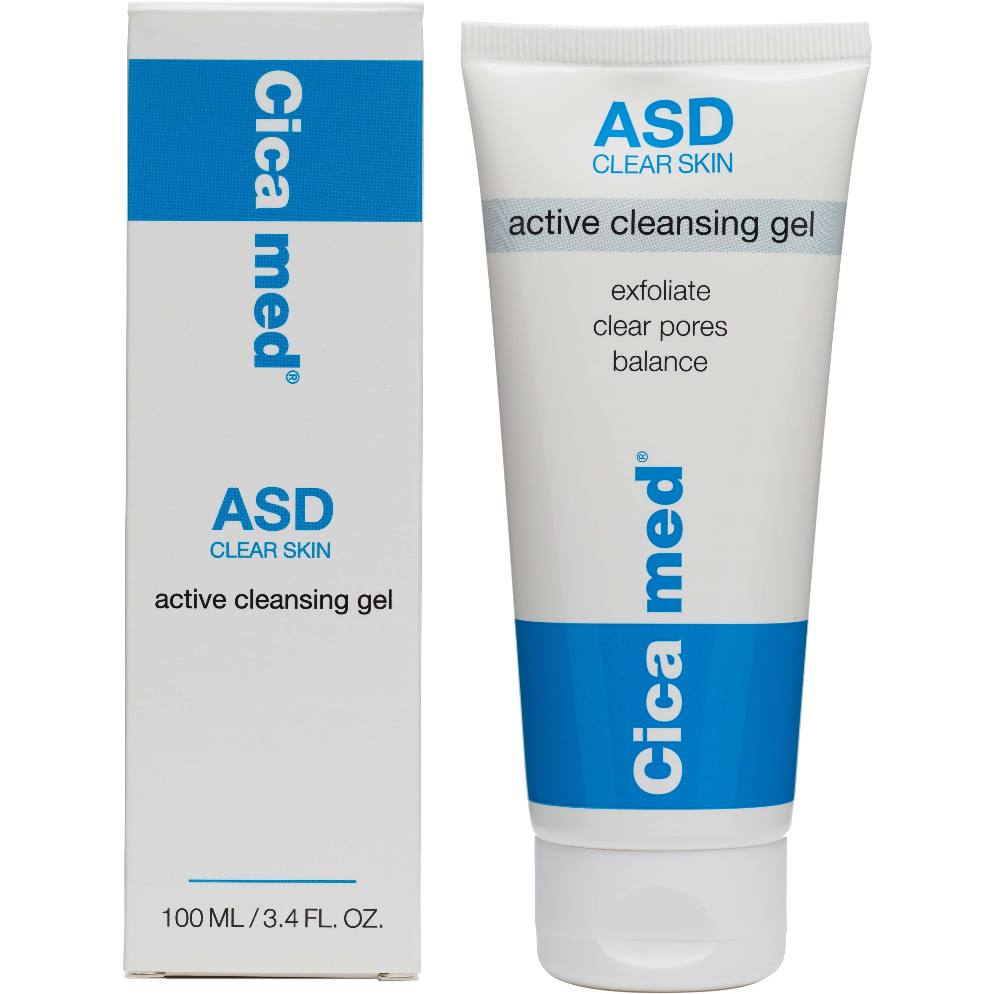 Cicamed ASD Clerar Skin ASD Active Cleanser Gel 100 ml billede