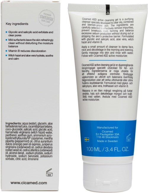 Cicamed ASD Clerar Skin Żel do twarzy 100 ml