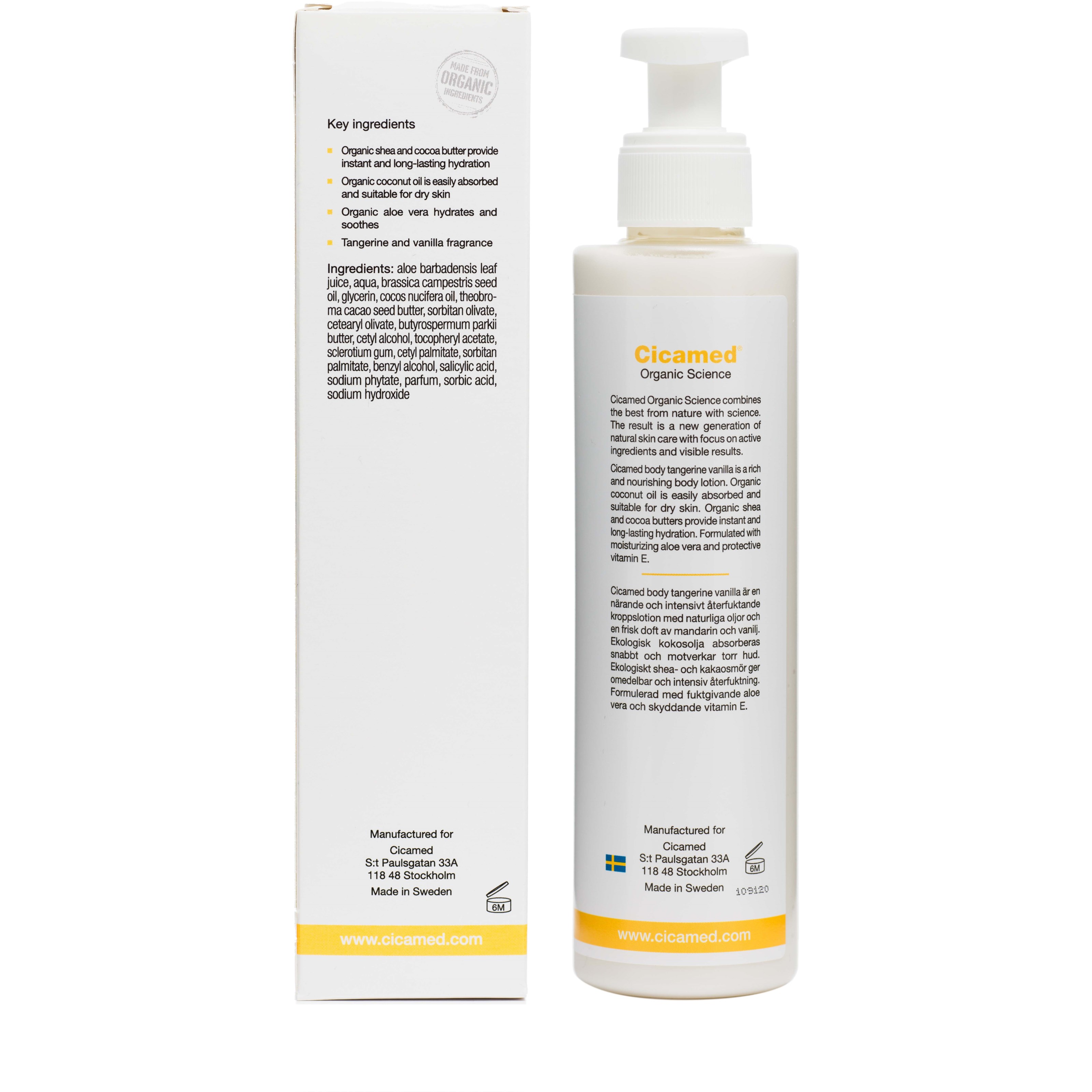 Alternativ bild 1 för Cicamed Body Tangerine Vanilla 210 ml