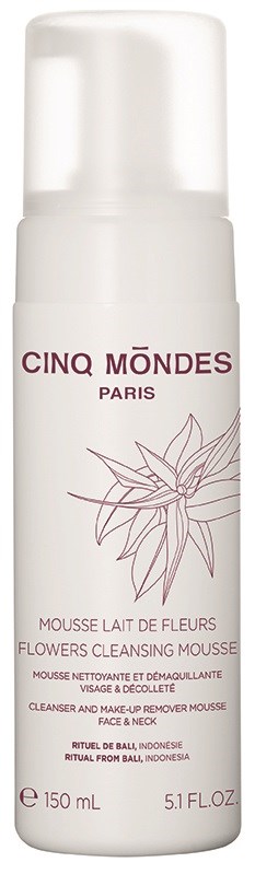 Cinq Mondes Cleanse & Tone Flowers Cleansing Mousse 150 ml