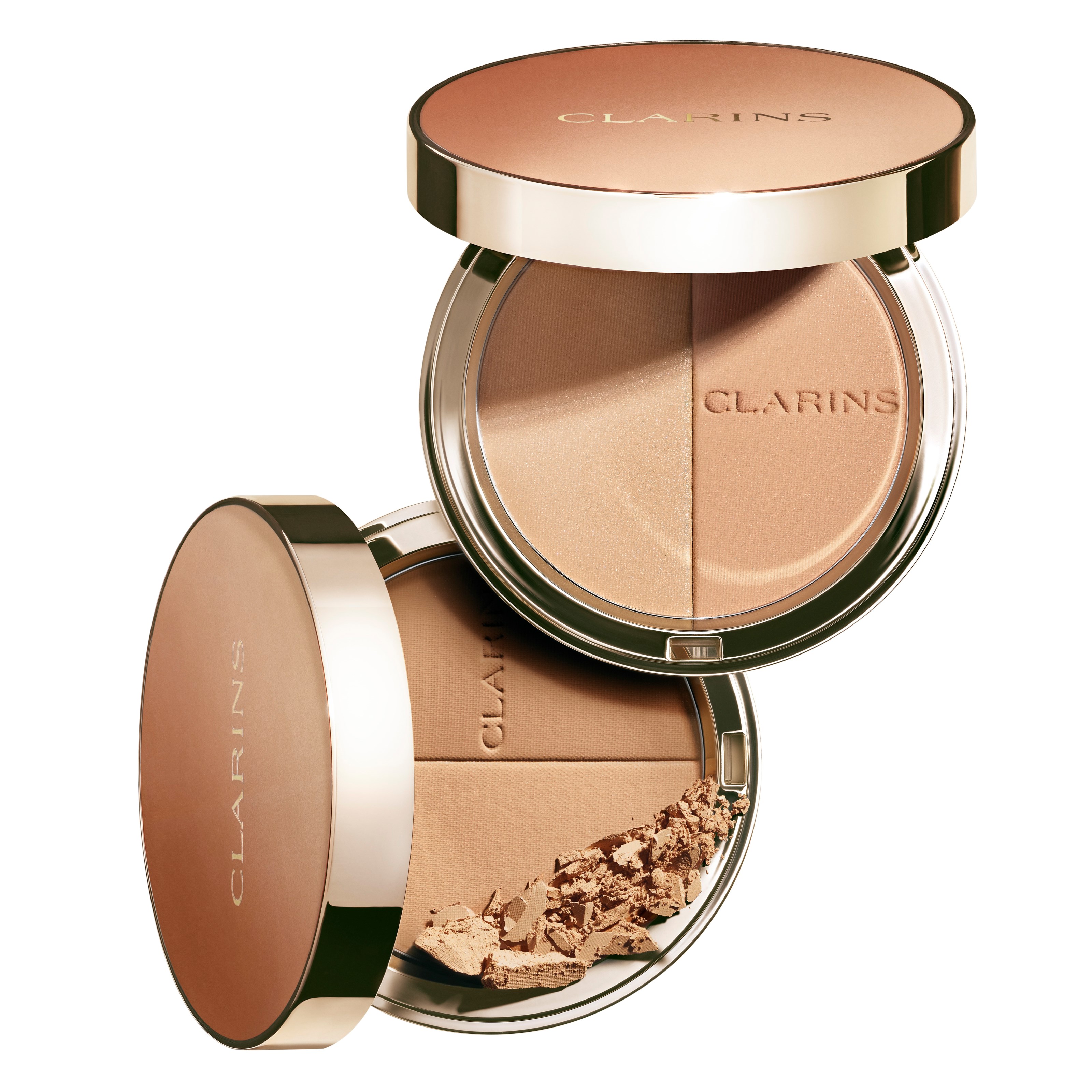 Clarins Ever Bronze Compact Powder 02 Medium (obrázok 3)