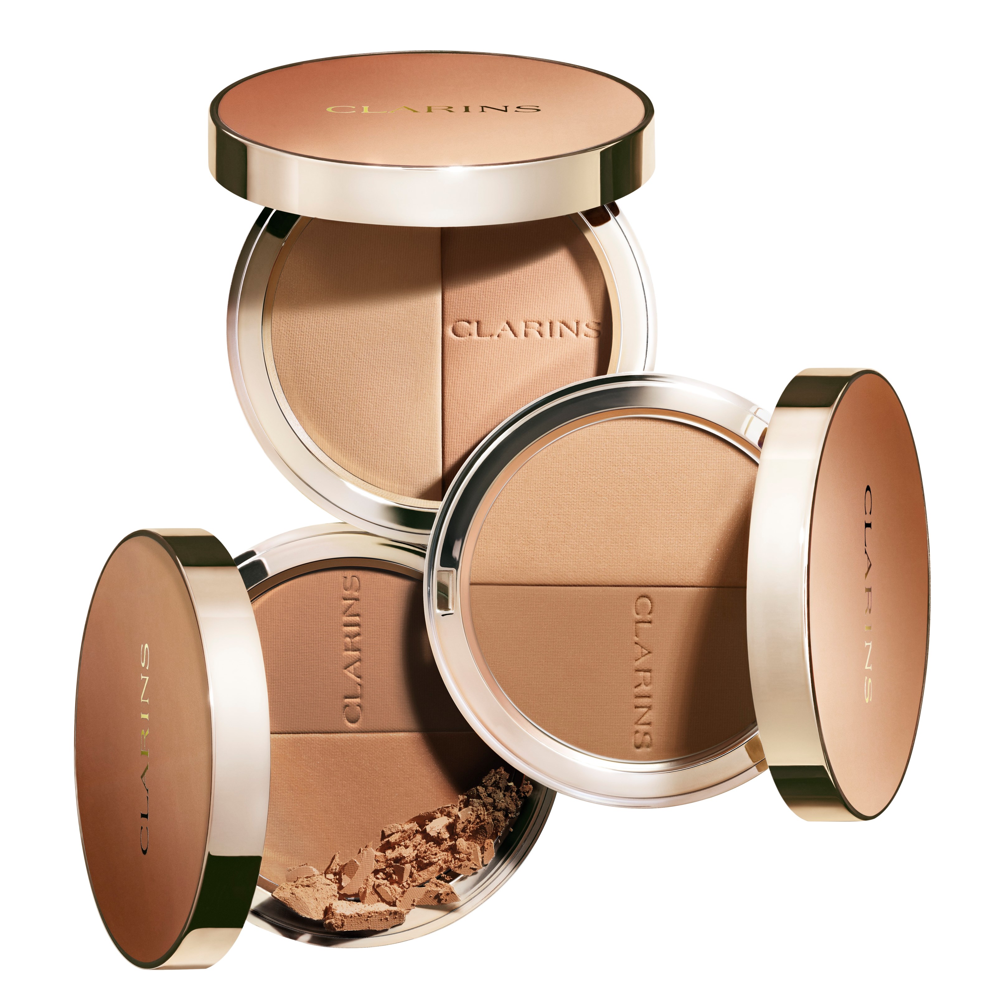Clarins Ever Bronze Compact Powder 02 Medium (obrázok 4)