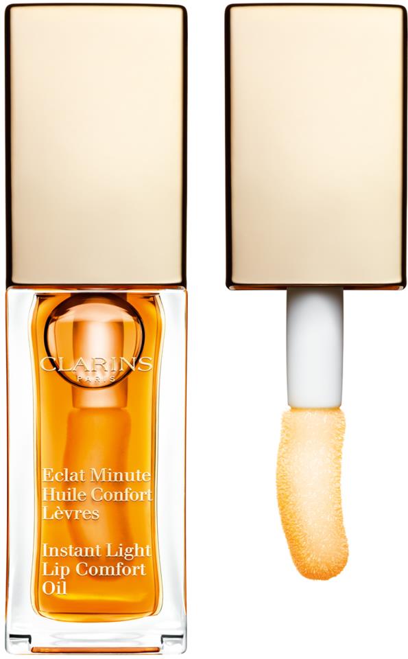 Clarins Instant Light Lip Comfort Oil 01 Honey