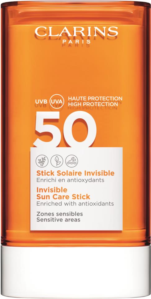 Clarins Invisible Sun Care Stick Spf 50 17 g