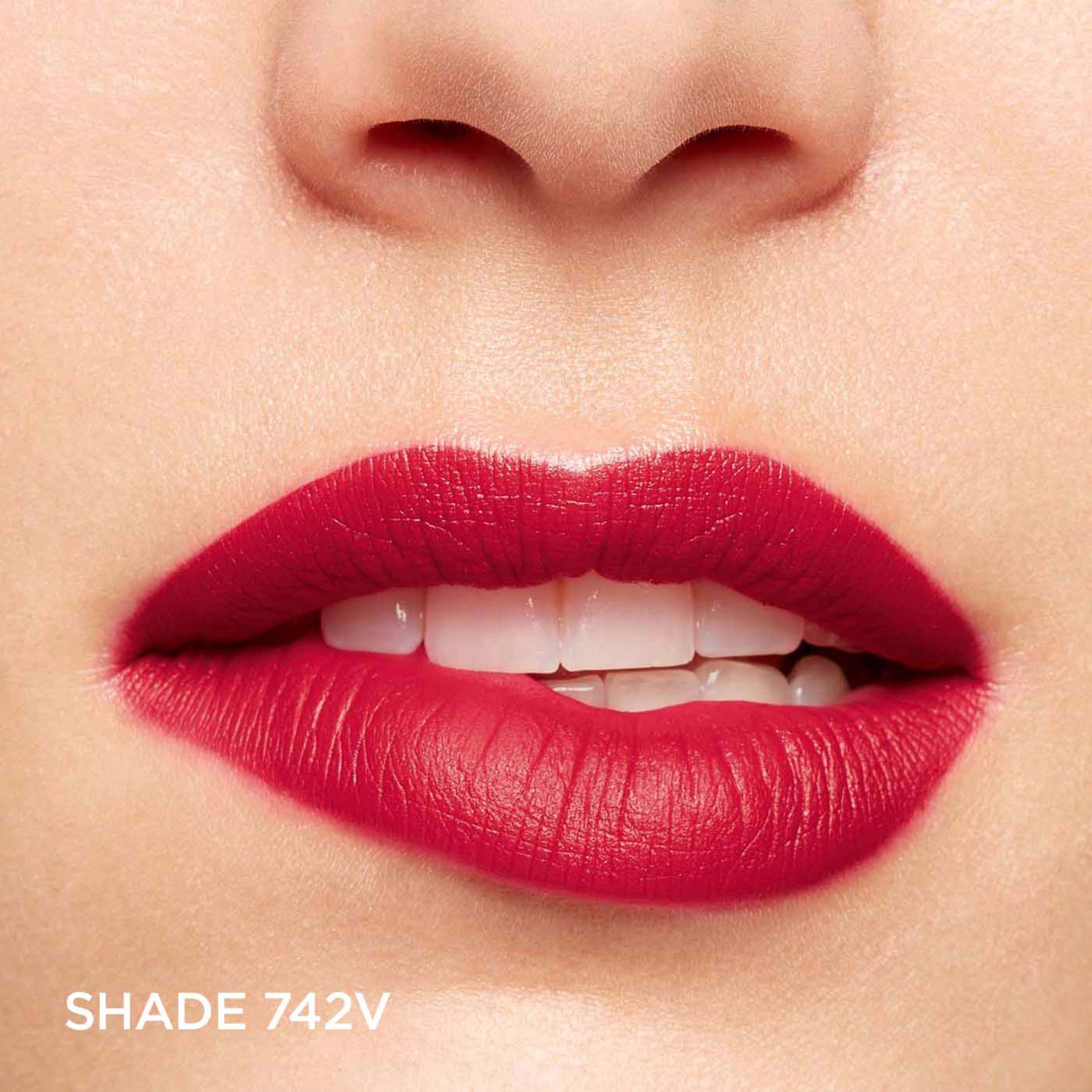 Clarins Joli Rouge Velvet Lipstick 742V Jolie Rouge (obrázok 6)