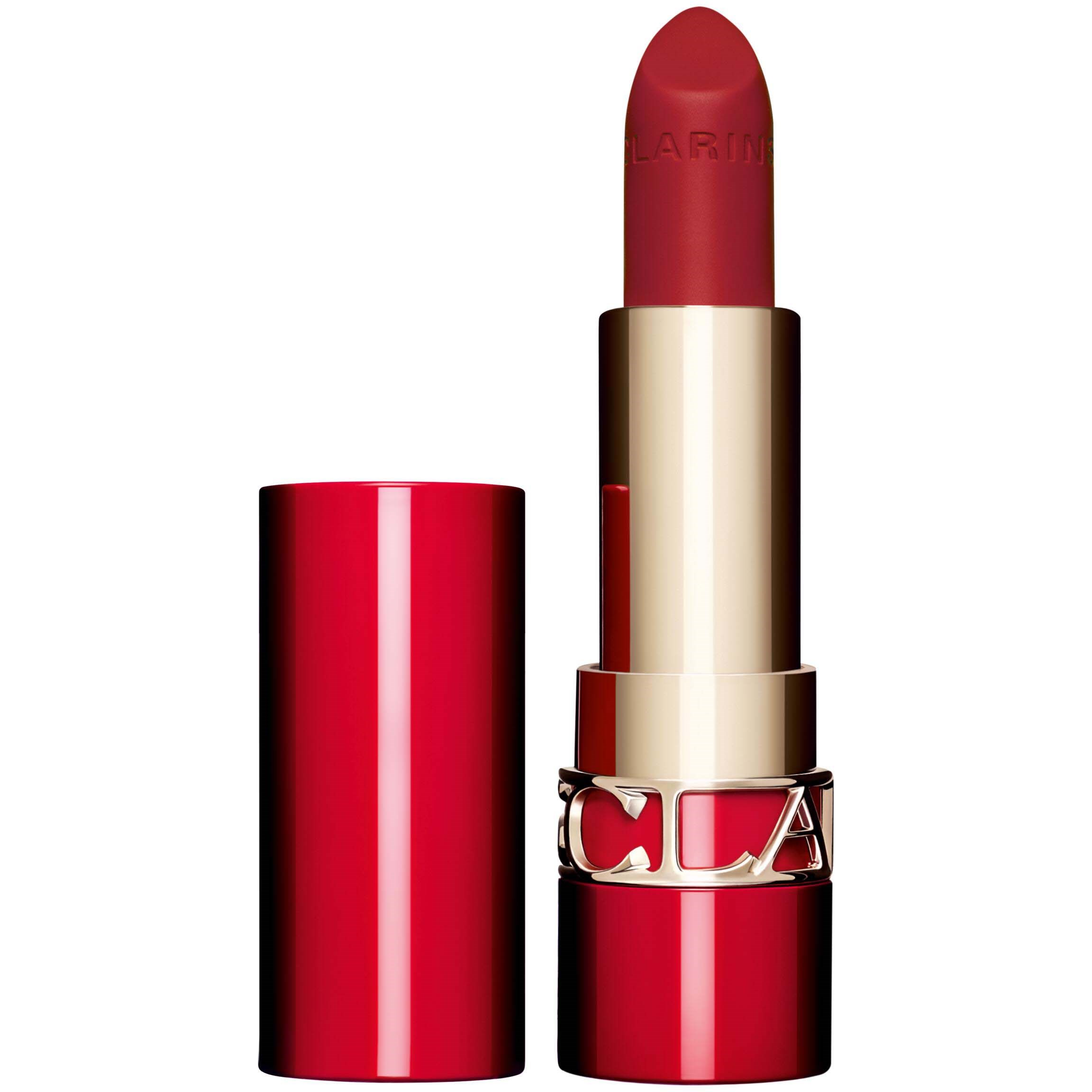 Produktfoto för Clarins - Joli Rouge Velvet Lips 754V Deep Red på Skincity.com