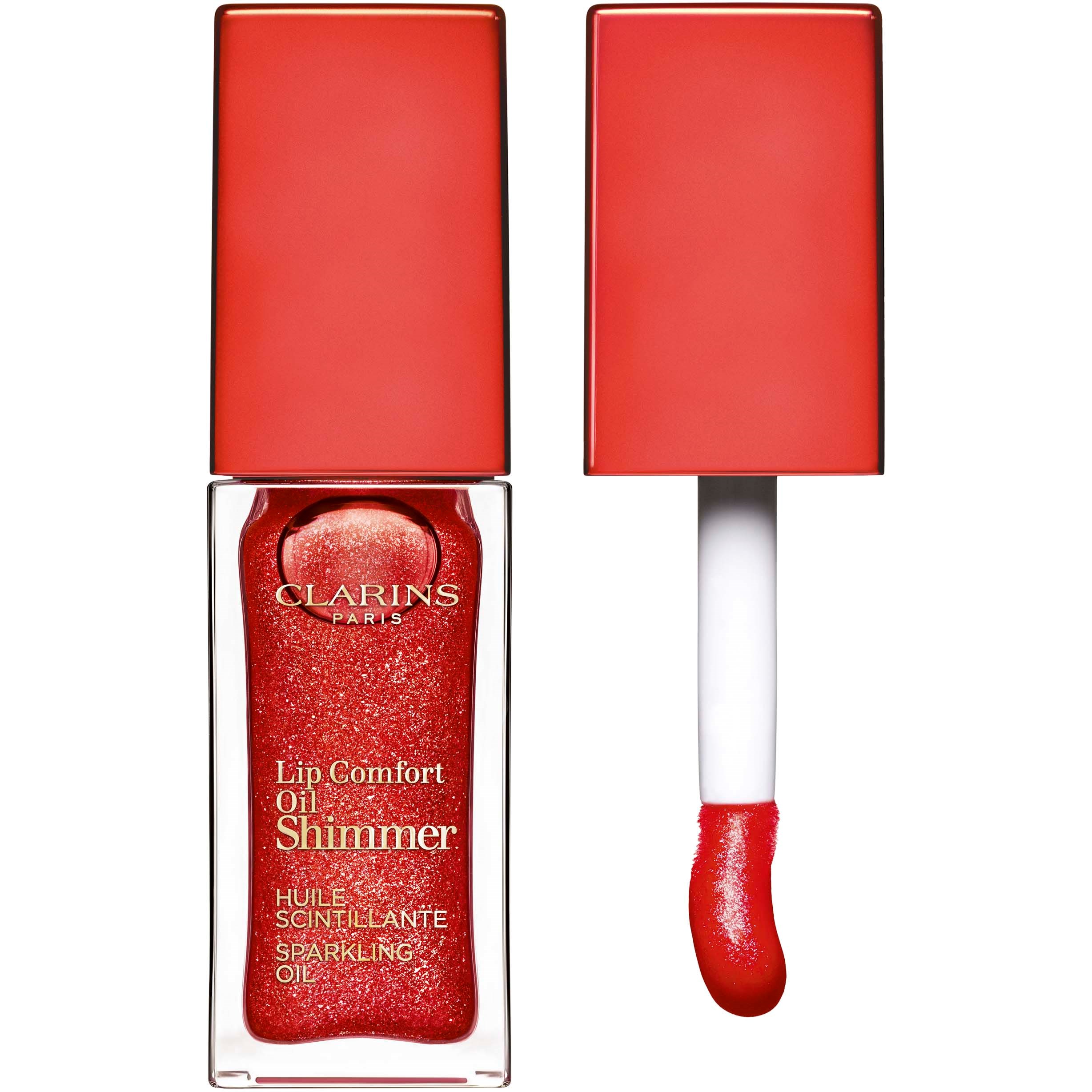 Läs mer om Clarins Lip Comfort Oil Shimmer 07 Red Hot