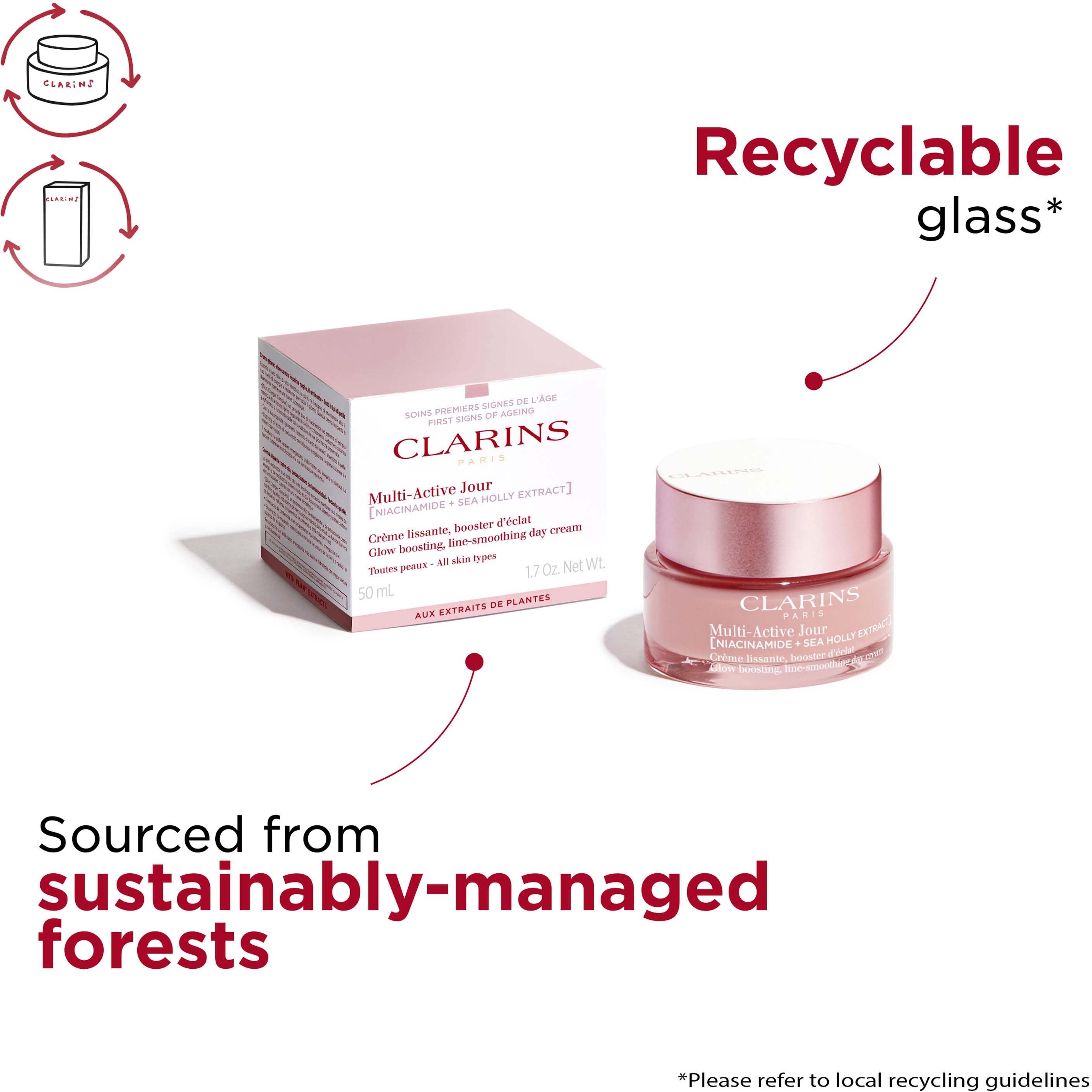 Clarins Multi-Active Day Cream - All Skin Types 50 ml (zdjęcie 7)