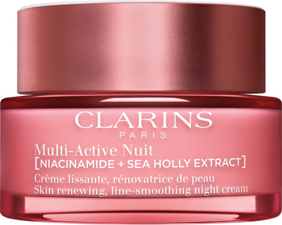 Clarins Multi-Acive Skin renewing, Line-smoothing Night Cream All Skin Types 50 ml
