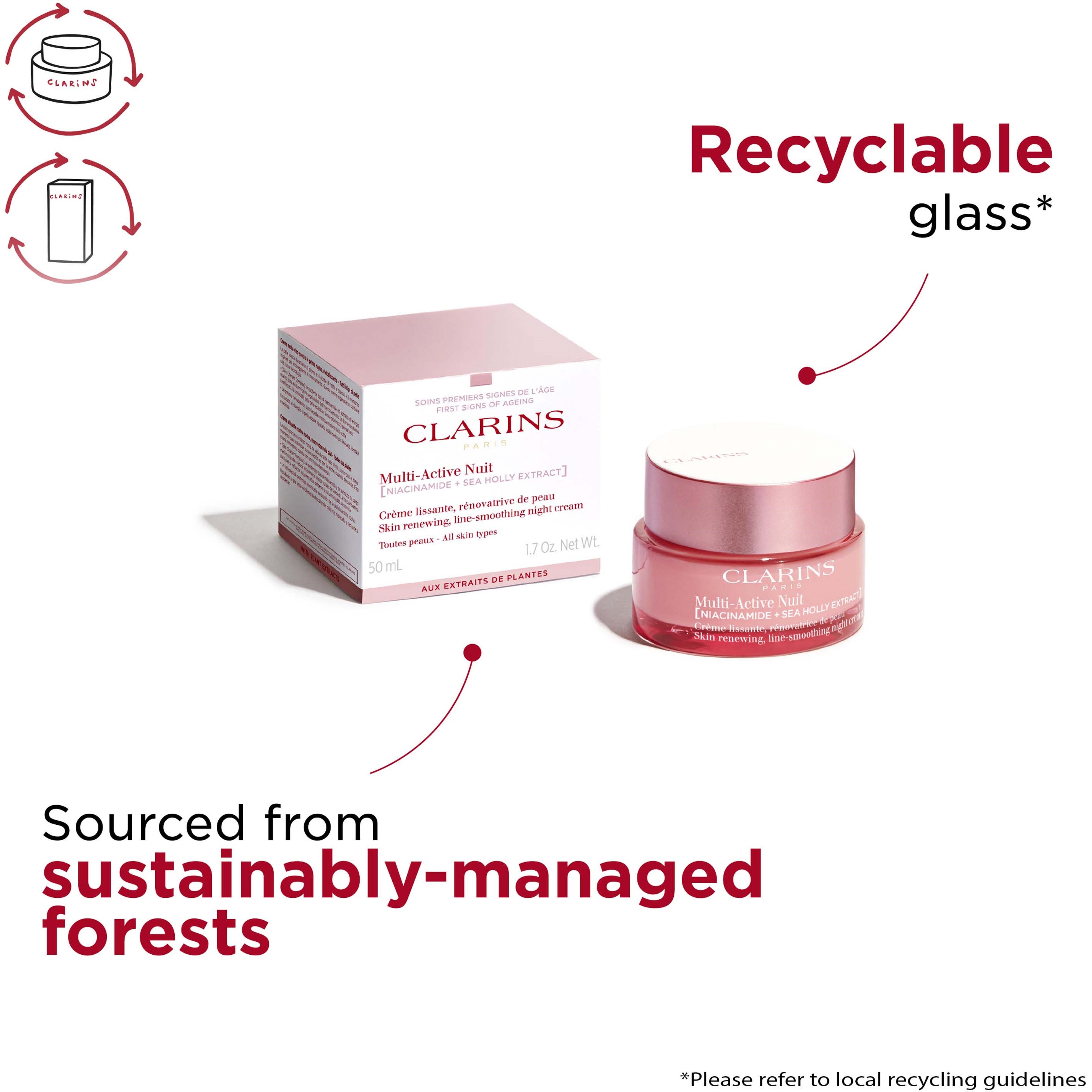 Clarins Multi-Active Night Cream -Normal Skin 50 ml (zdjęcie 7)