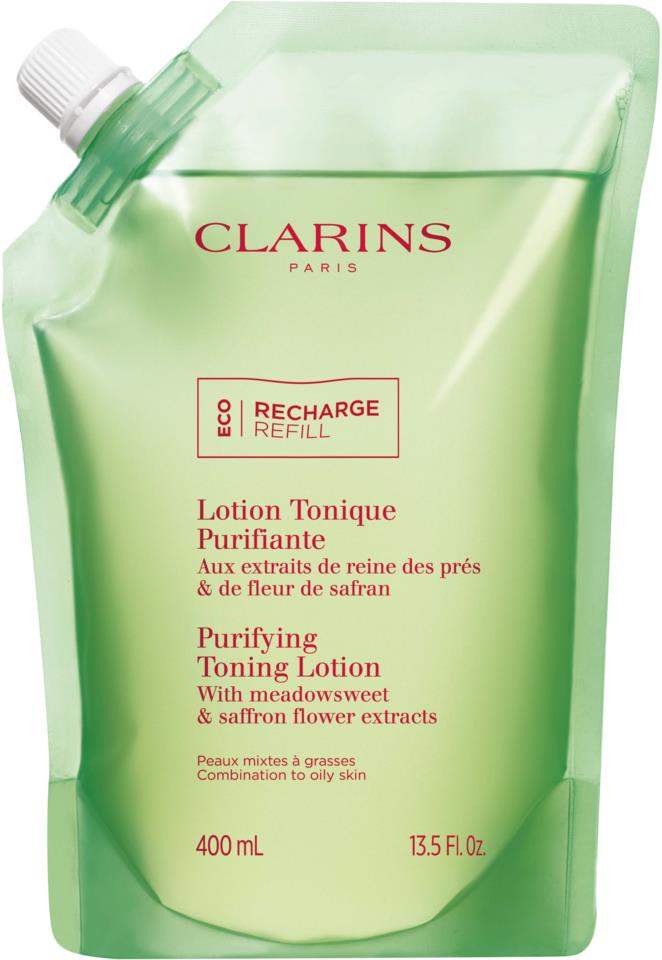 Clarins Purifying Toning Lotion Combination to Oily Skin Refill 400 ml