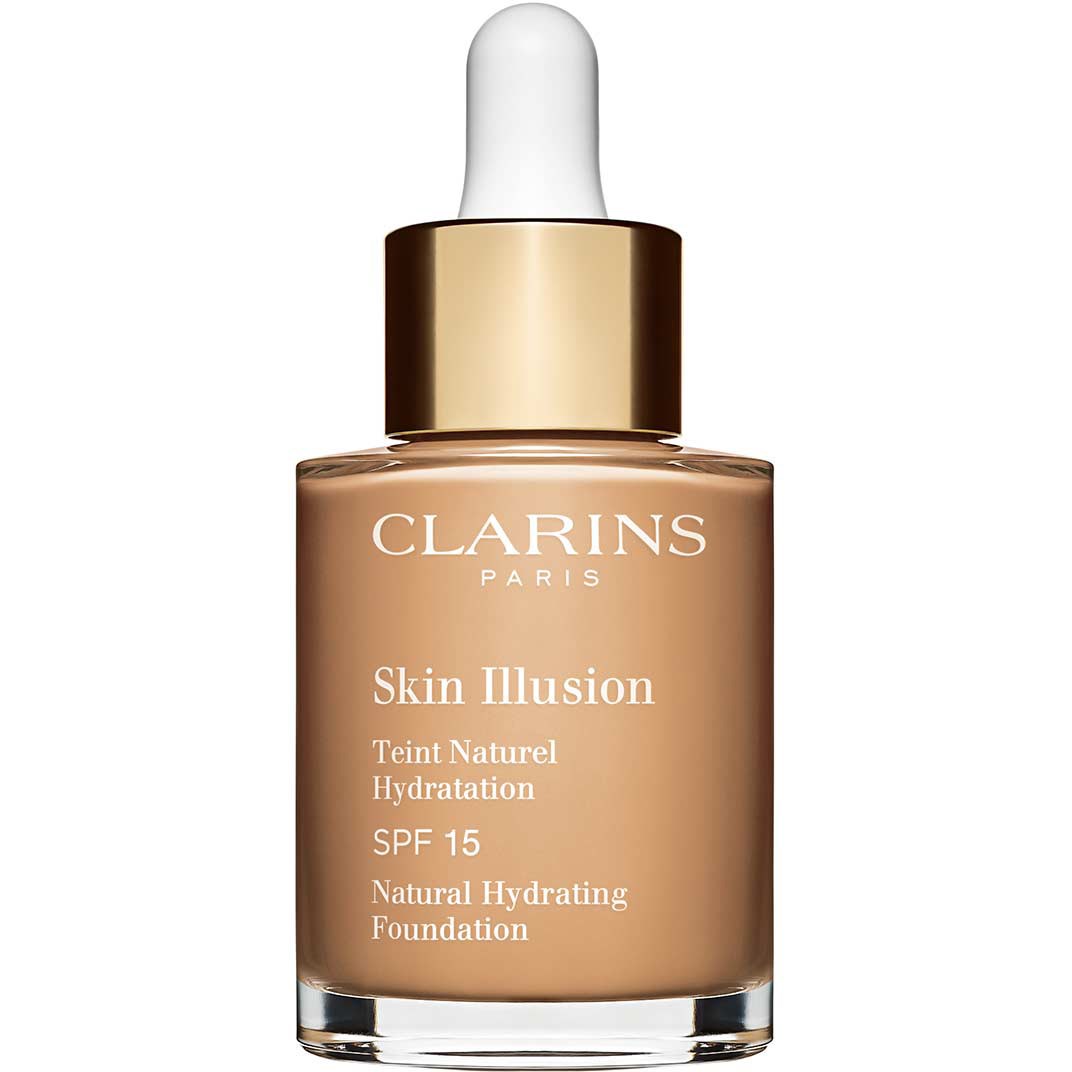 Zdjęcia - Podkład i baza pod makijaż Clarins Skin Illusion SPF 15 110 Honey 
