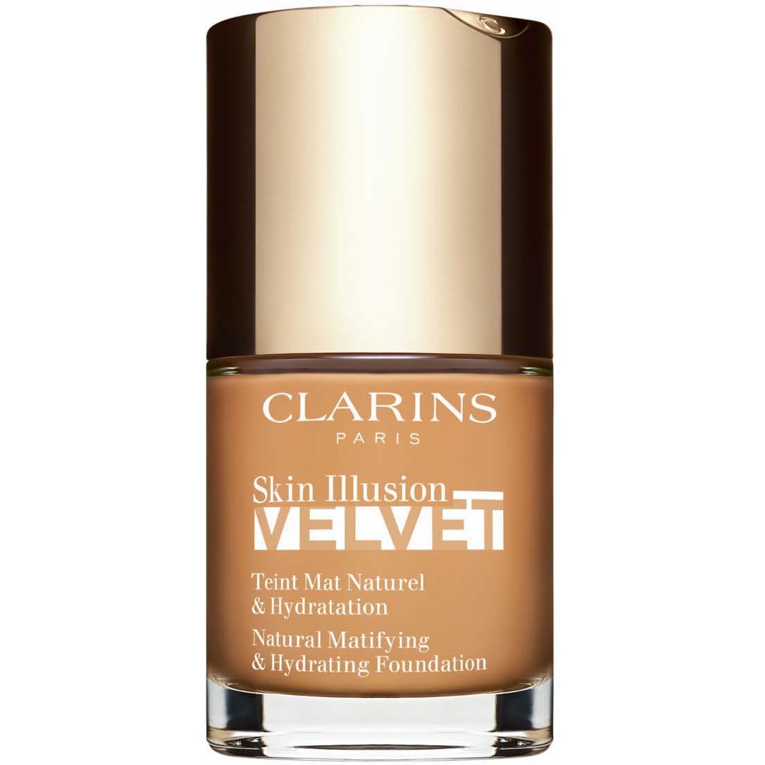 Läs mer om Clarins Skin Illusion Velvet 114N Cappuccino