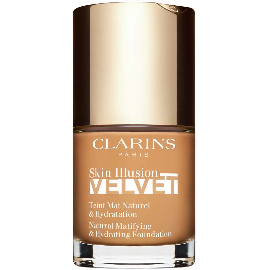 Clarins Skin Illusion Velvet Foundation 114N Cappucino, 30 ml