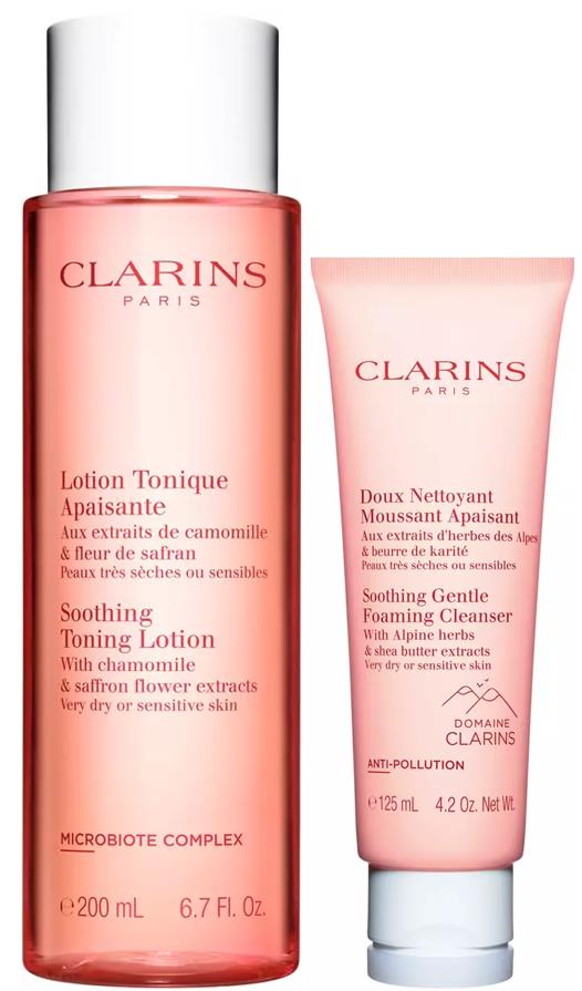 Clarins Soothing Cleansing Duo