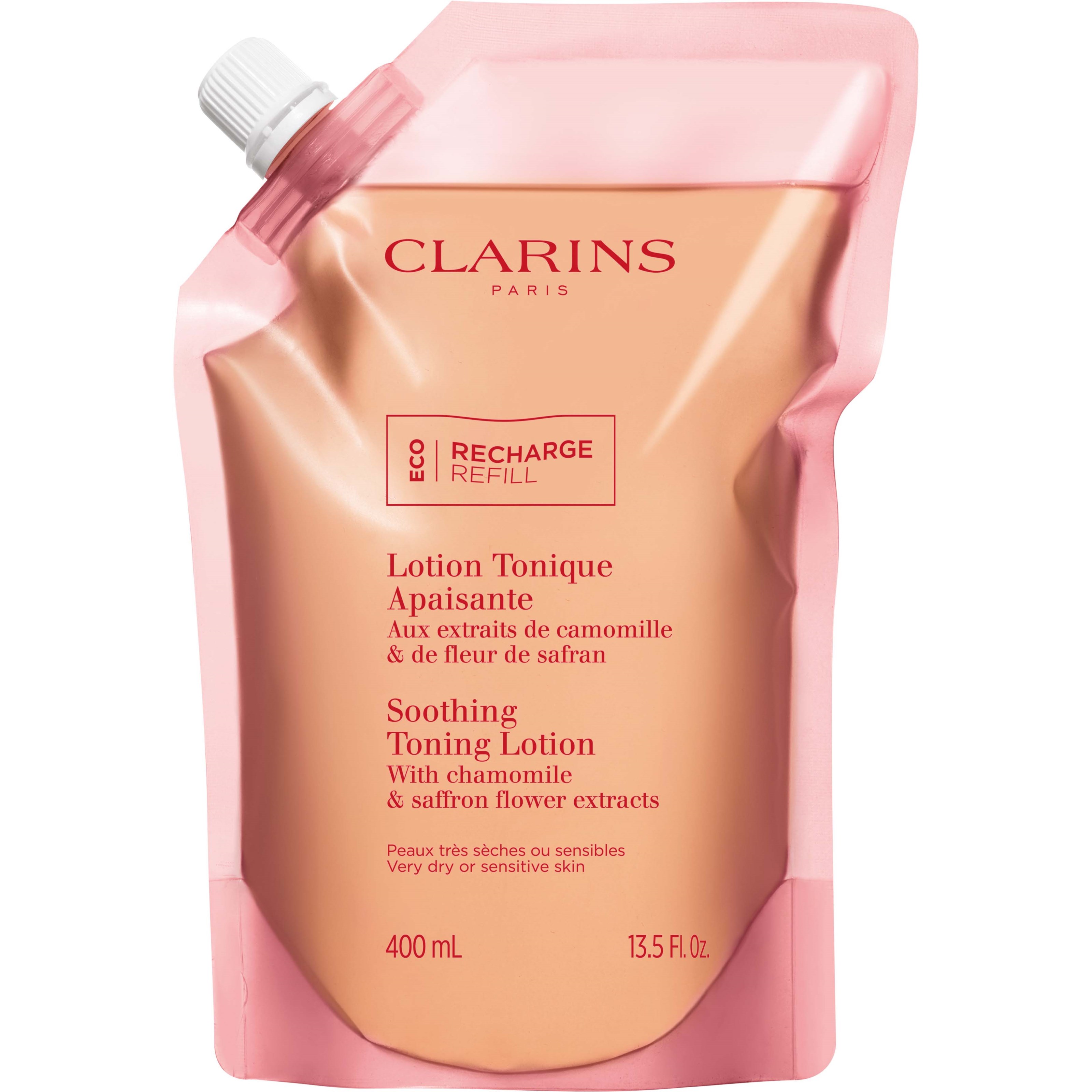 Läs mer om Clarins Soothing Toning Lotion Very Dry Or Sensitive Skin Refill 400 m