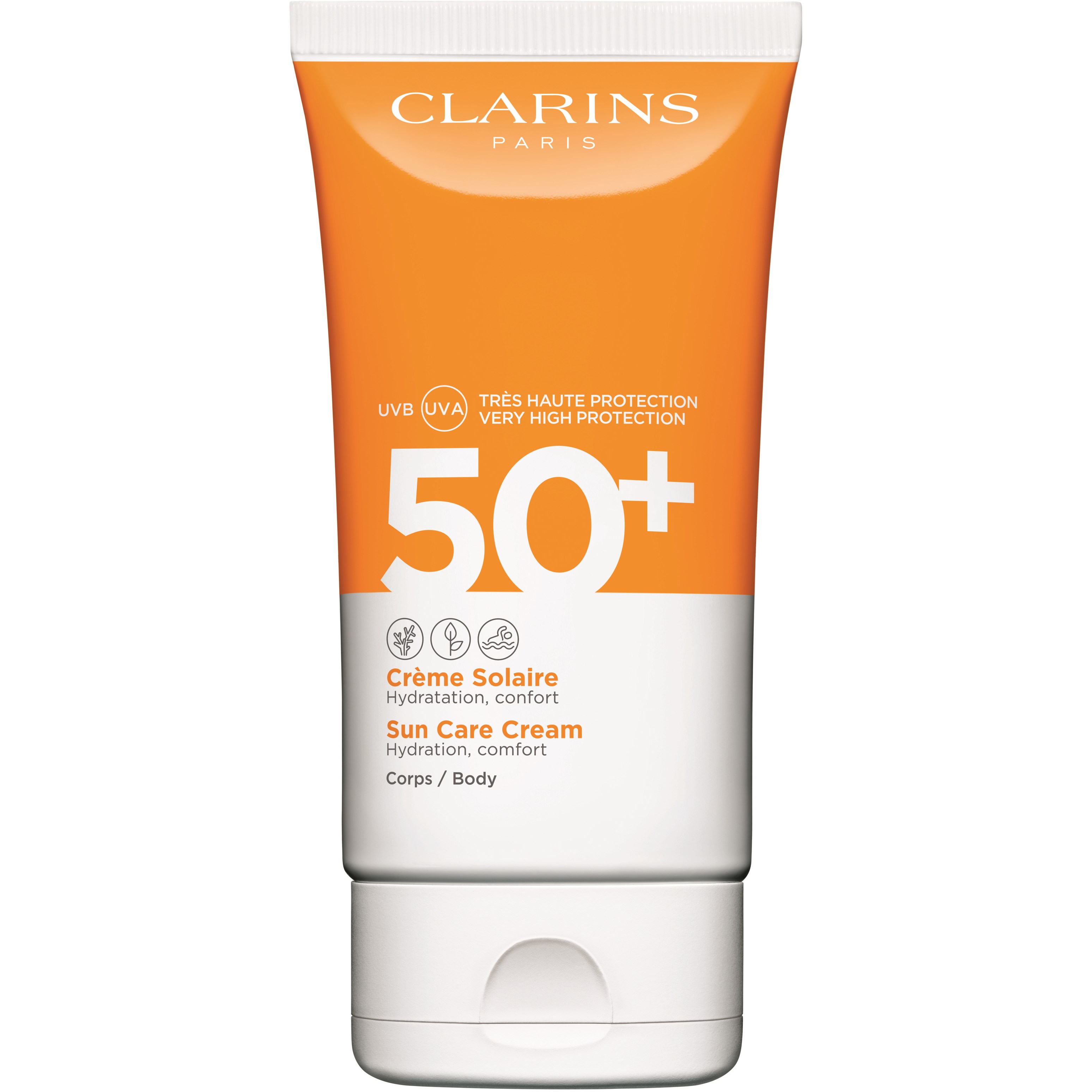 Läs mer om Clarins Sun Sun Care Body Cream Spf50+ 150 ml