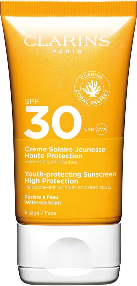 Clarins Youth-protecting Sunscreen High Protection SPF30 Face 50 ml