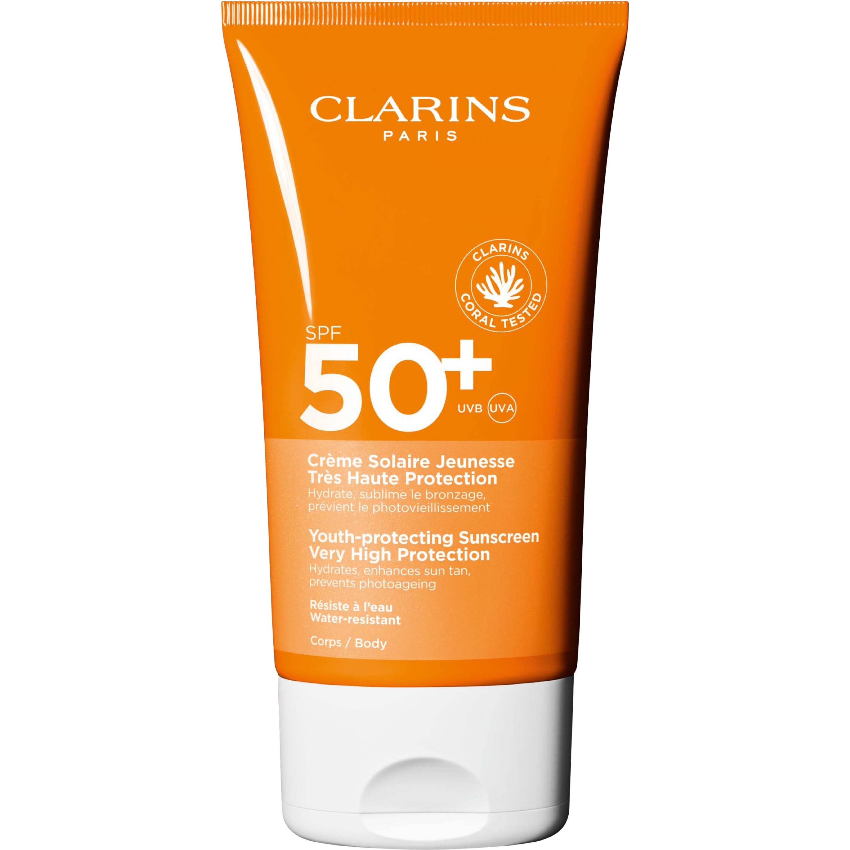 Clarins Youth-protecting Sunscreen Very High Protection SPF50 Bod