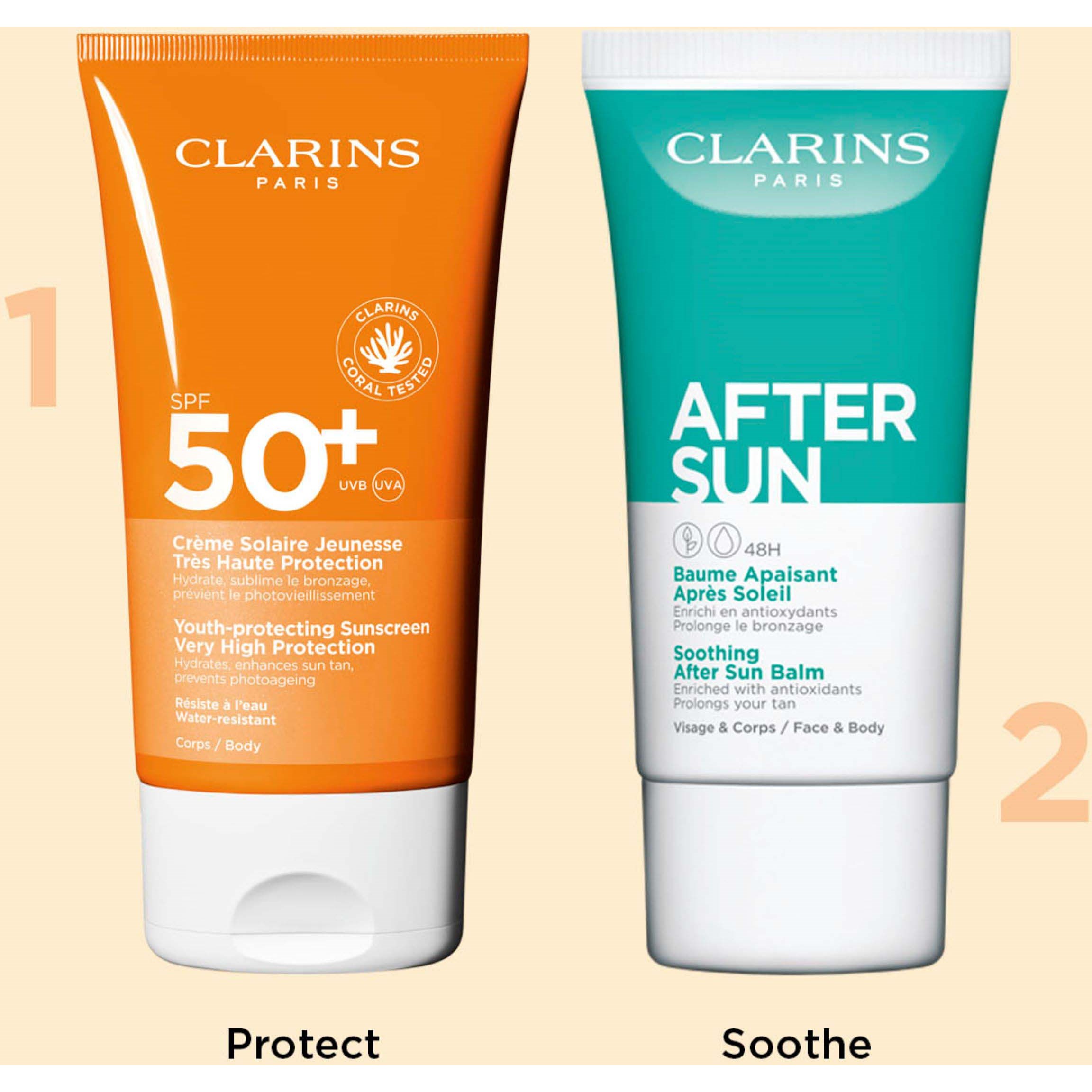 Clarins Youth-protecting Sunscreen Very High Protection SPF50 Body 150 (obrázok 6)