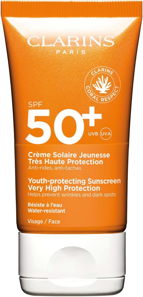 Clarins Youth-protecting Sunscreen Very High Protection SPF50 Face 50 ml