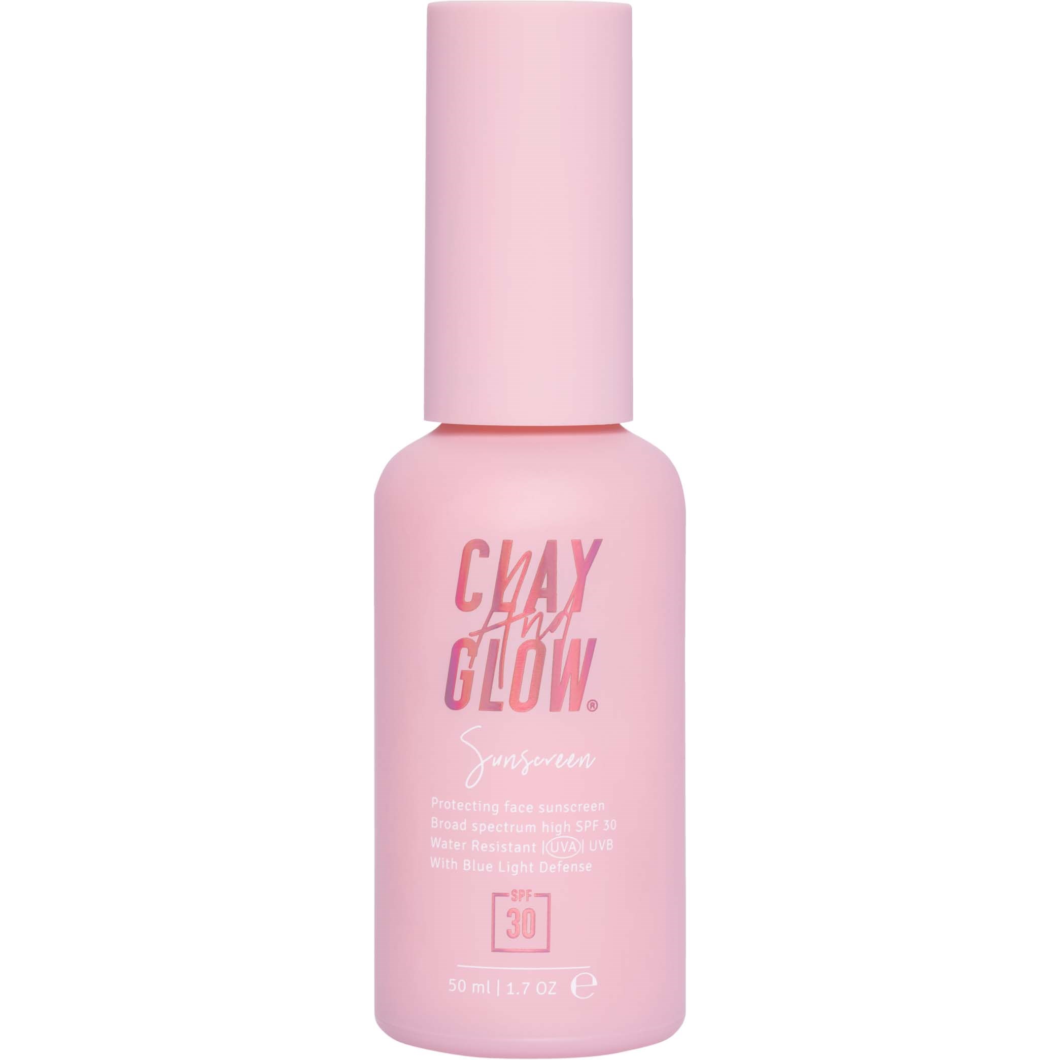 Läs mer om Clay And Glow Protecting Face Sunscreen Spf30 50 ml