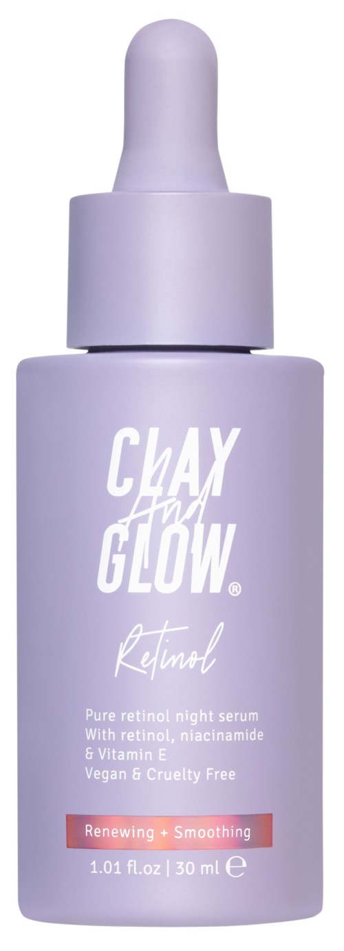 Clay And Glow Retinol night serum 30 ml