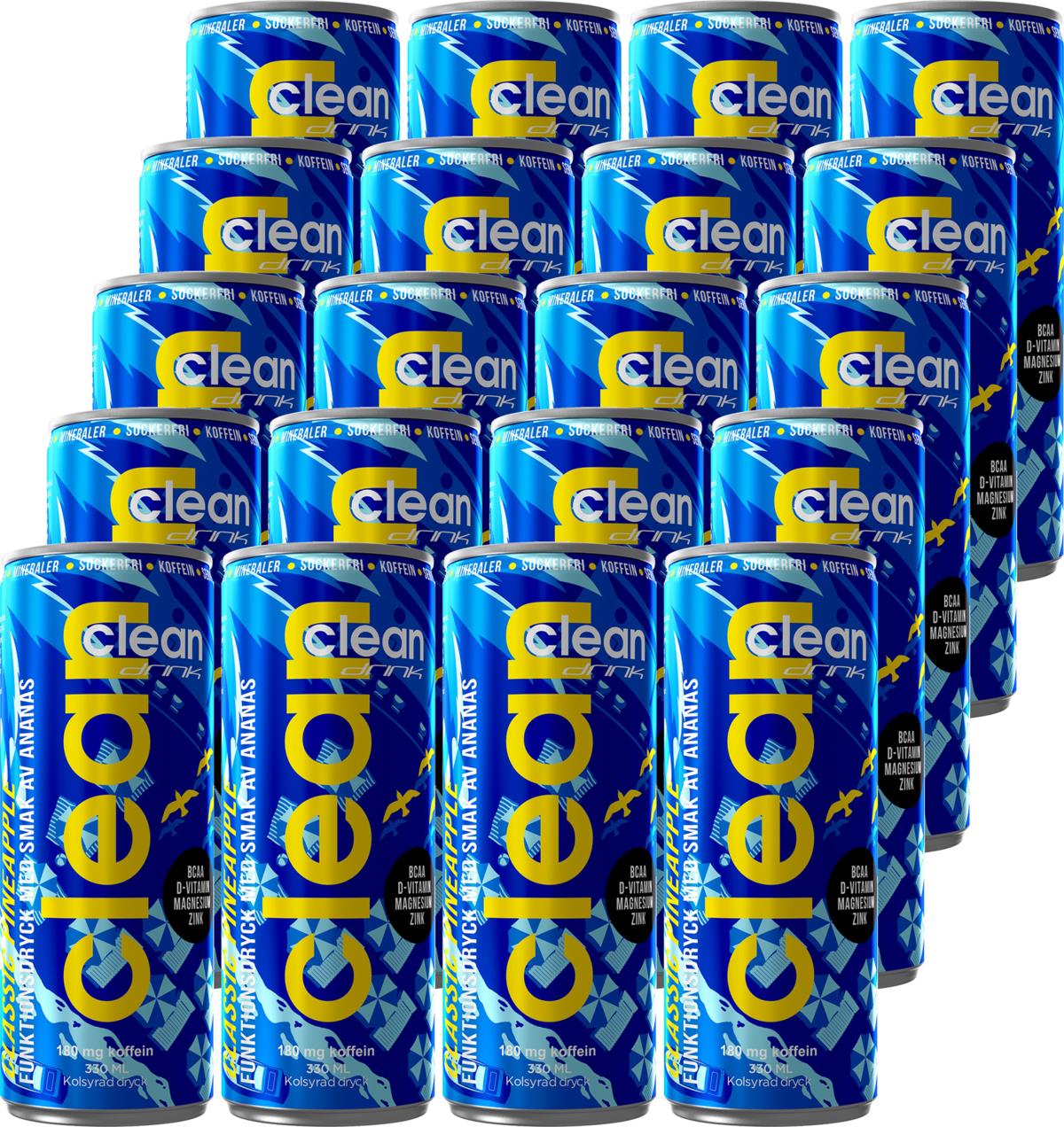 Clean Drink Classic Pineapple 24 Pack Lyko clean-drink-classic-pineapple-24-pack-lyko