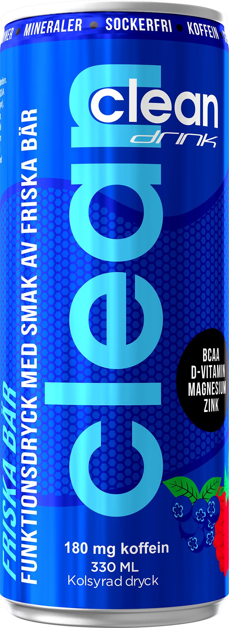 Clean Beverages Clean Drink Fresh Berries 330 ml | lyko.com