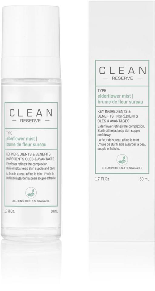 Clean Elderflower Face Mist 50ml