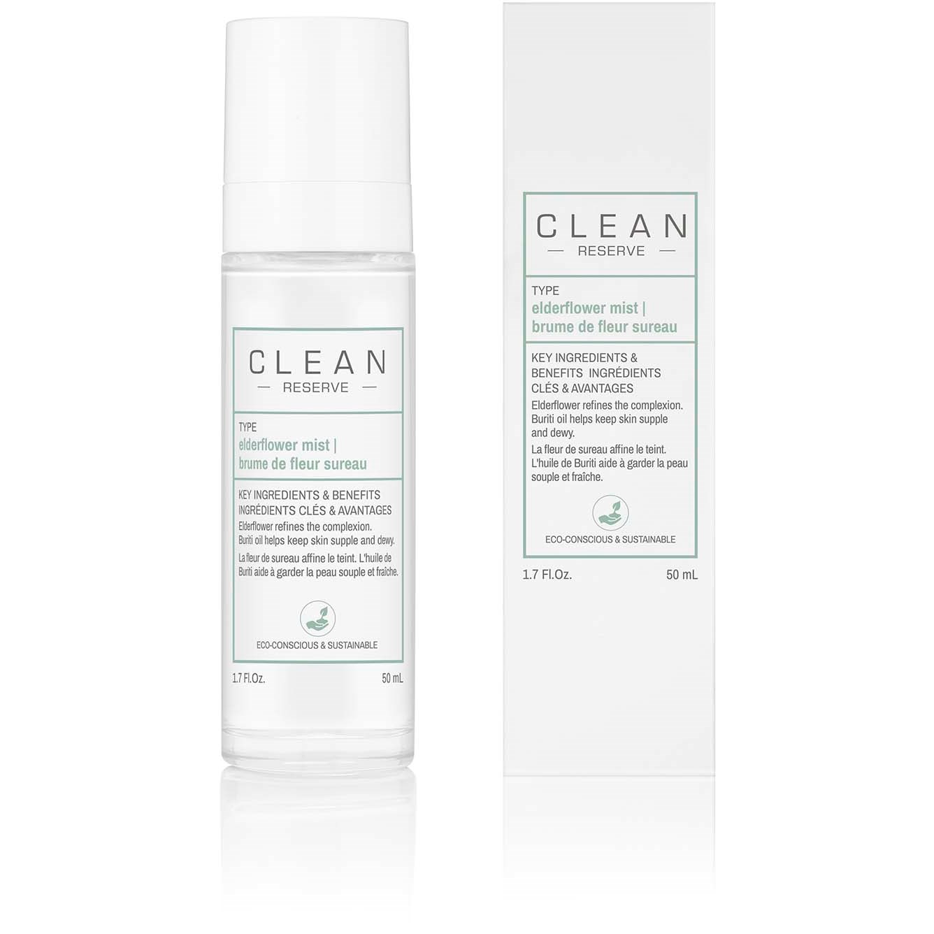 Alternativ bild 1 för Clean RESERVE Elderflower Face Mist  50 ml