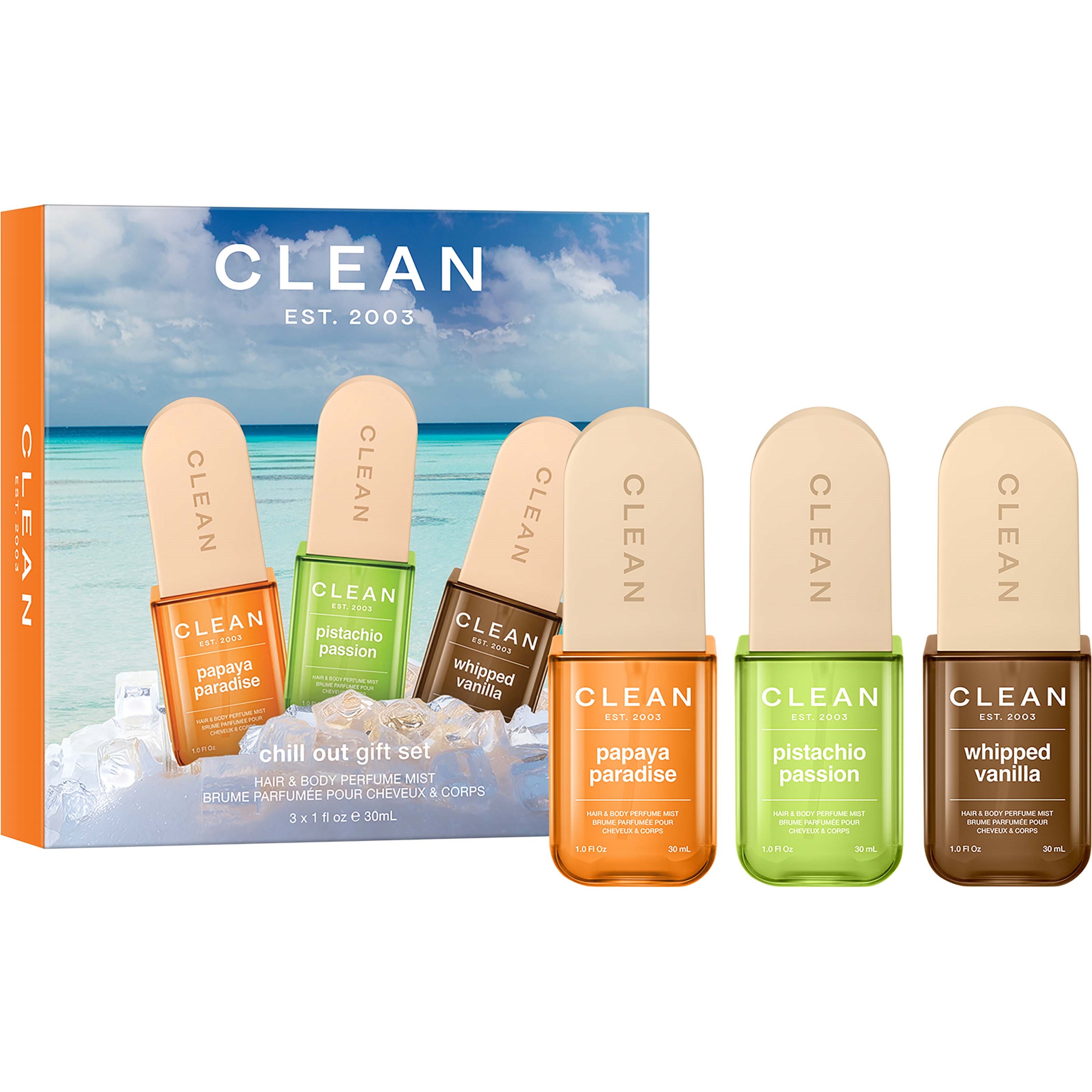CLEAN Gift Set Hair & Body Perfume Mist 3 x 30 ml 0 kpl