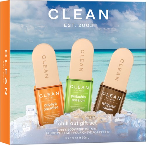 CLEAN Gift Set Hair & Body Perfume Mist 3 x 30 ml
