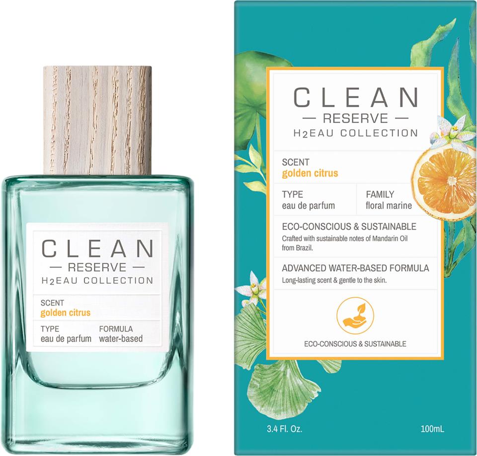 CLEAN Reserve H2Eau Collection Golden Citrus Eau de Parfum 100 ml ...
