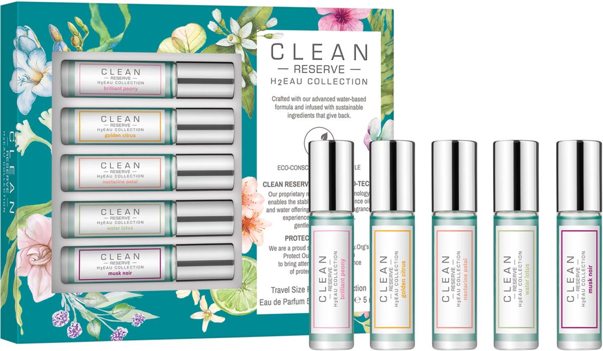 CLEAN Reserve H2Eau Collection Travel Size Rollerball Gift Set