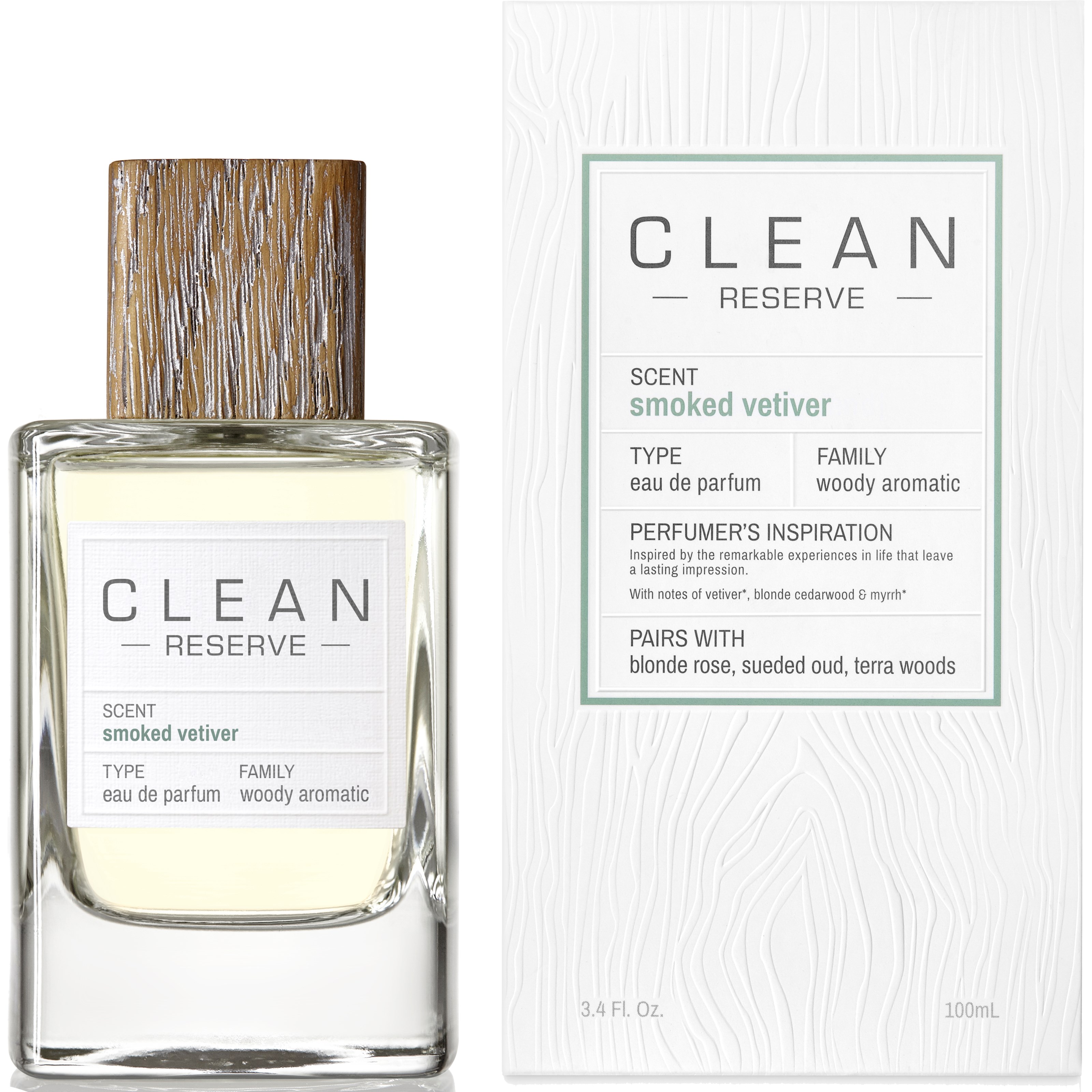Clean Reserve Smoked Vetiver Eau de Parfum 100 ml