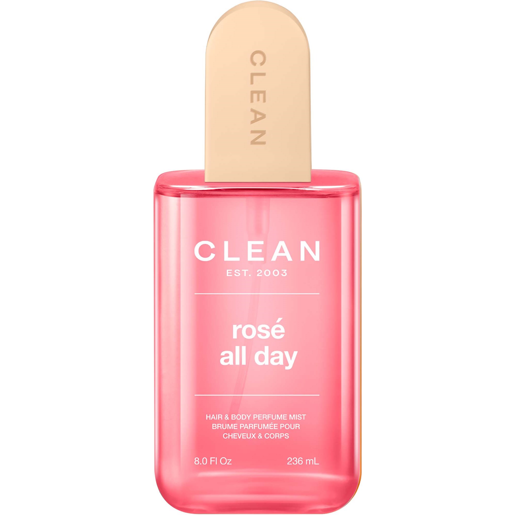CLEAN Rosé All Day Hair & Body Perfume Mist 236 ml billede