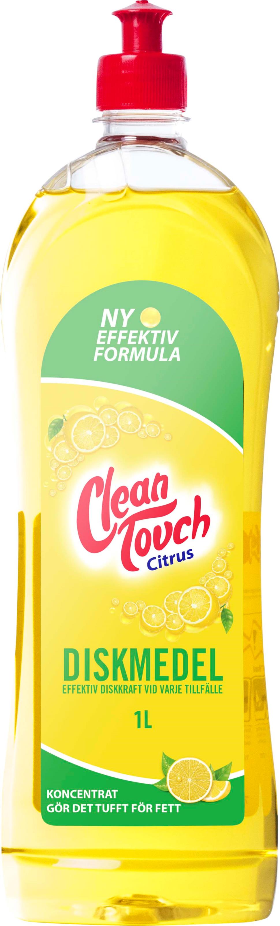Clean Touch Dishwashing Liquid Lemon 1000 ml | lyko.com