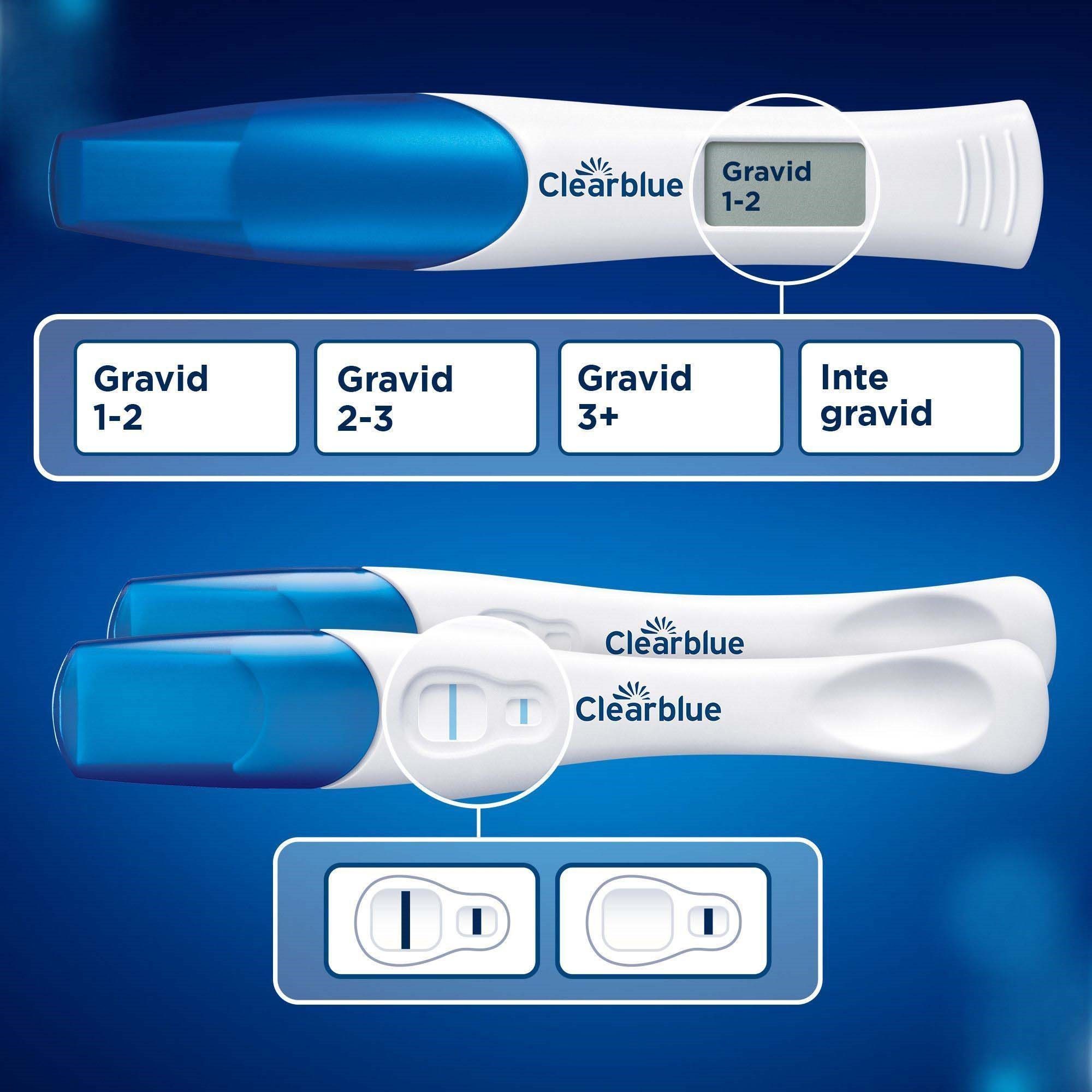 Clearblue Ultra Early Pregnancy test 3 tests (1 digital 2 visual) - ze (obrázok 4)