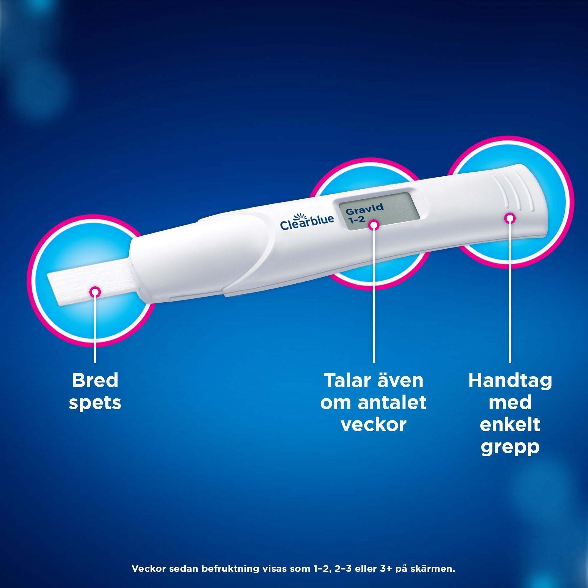 Clearblue Ultra Early Pregnancy test 3 tests (1 digital 2 visual) - ze (obrázok 9)