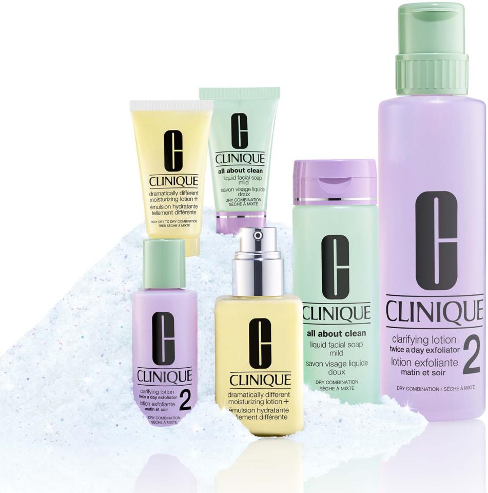 Clinique 3 Step Dry to Combination Skin Set