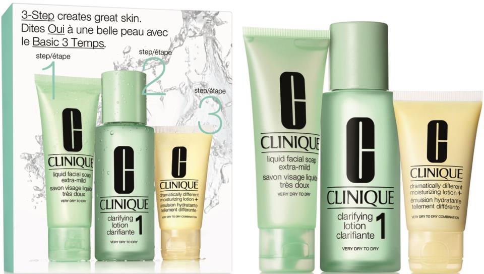Clinique 3-Step Skin Care Intro Set Skin Type 1  