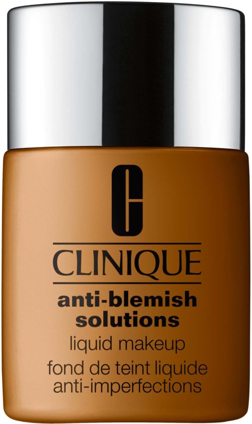 En flaska Clinique anti-blemish liquid makeup för hudproblem och skönhetsfel.