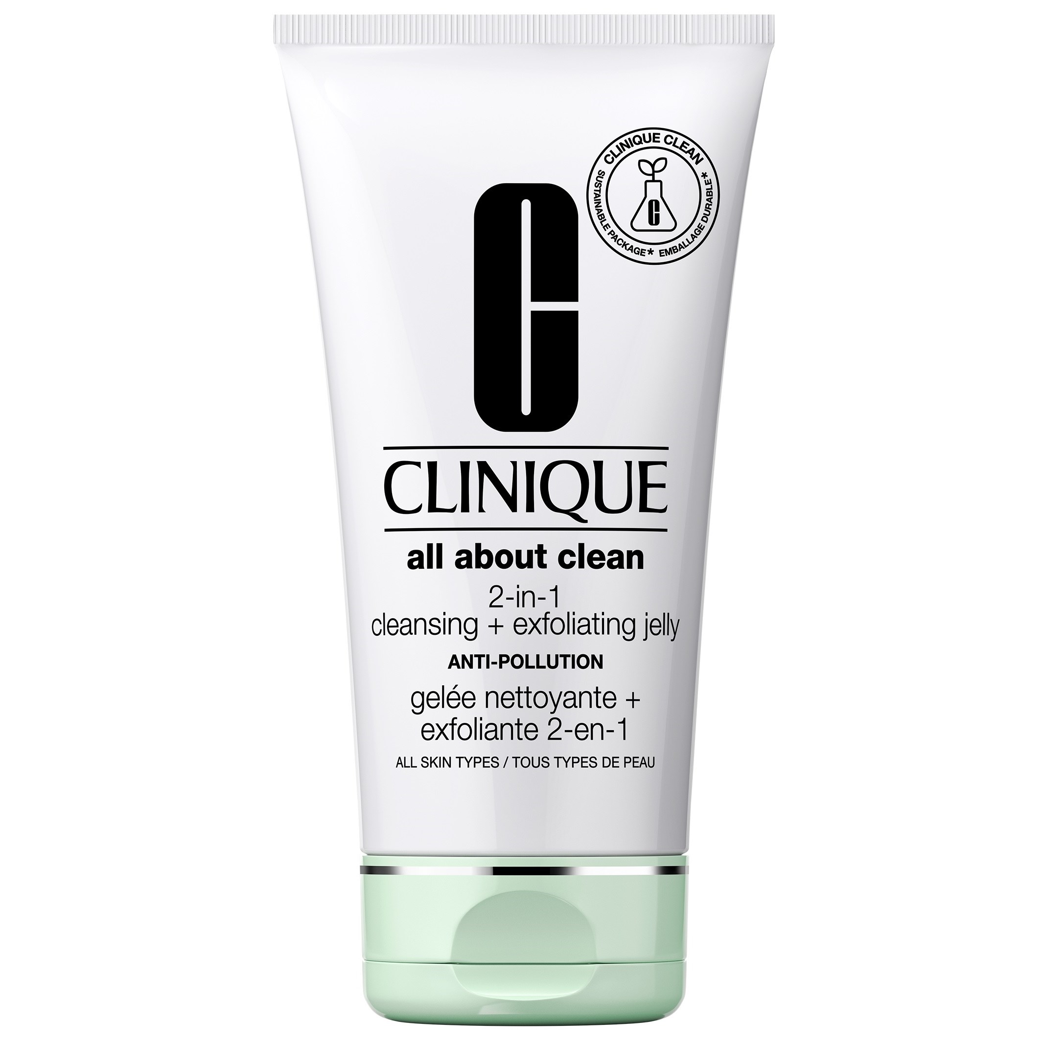 Bilde av Clinique All About Clean 2 In 1 Cleansing Exfoliating Jelly 150 Ml