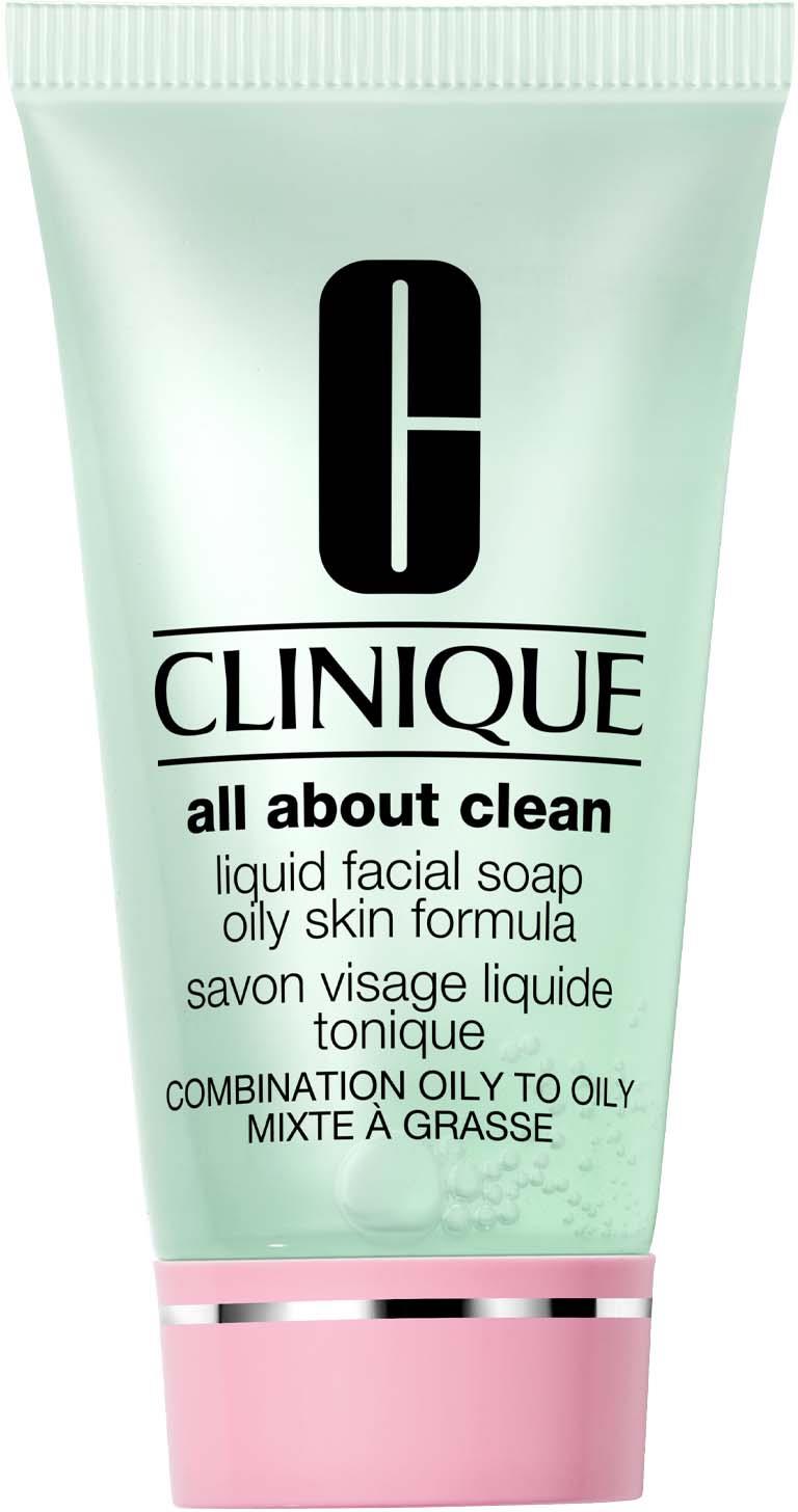 Clinique All About Clean Liquid Facial Soap Oily Skin Formula 30 ml ...