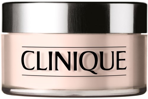 En burk med Clinique-ansiktskräm med silverlock och tydlig etikett. Produkten ser slät och ljus ut.