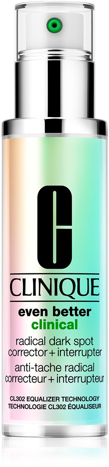 Ein Hautpflegeprodukt in einer Sprühflasche. Es soll dunkle Flecken korrigieren und Akne behandeln.