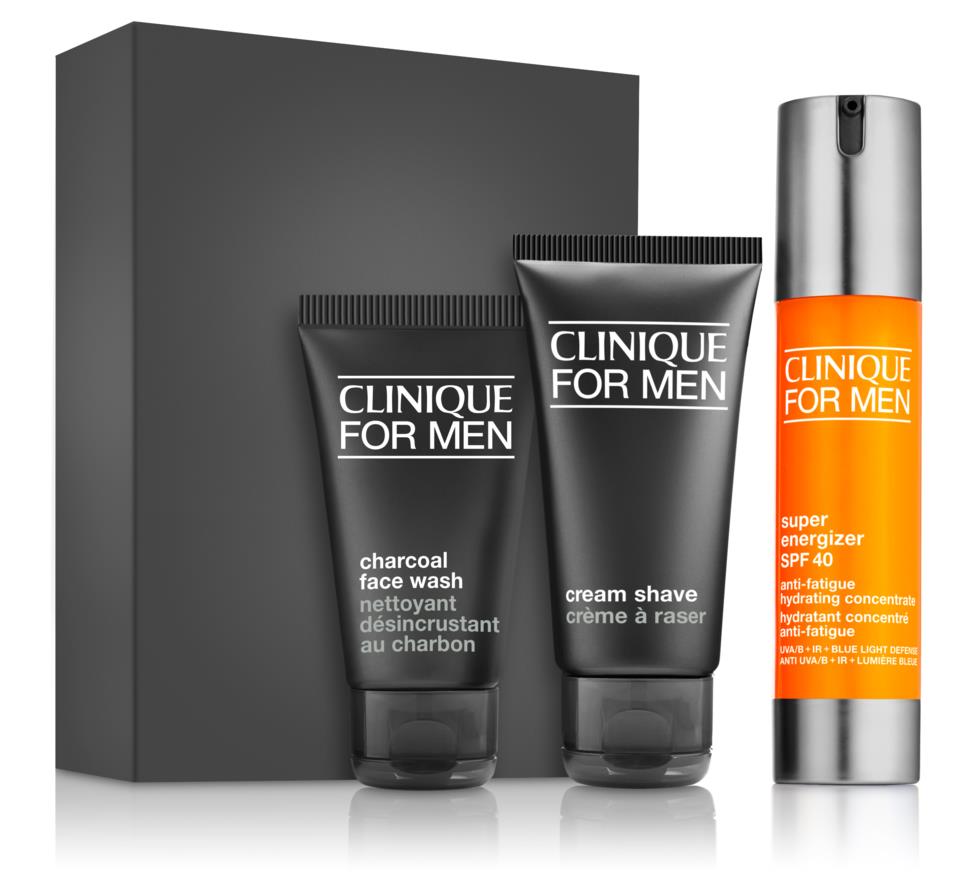 Clinique For Men Set Anti-Fatigue Concern - Daily Energy + Protection   48++60+50 ml