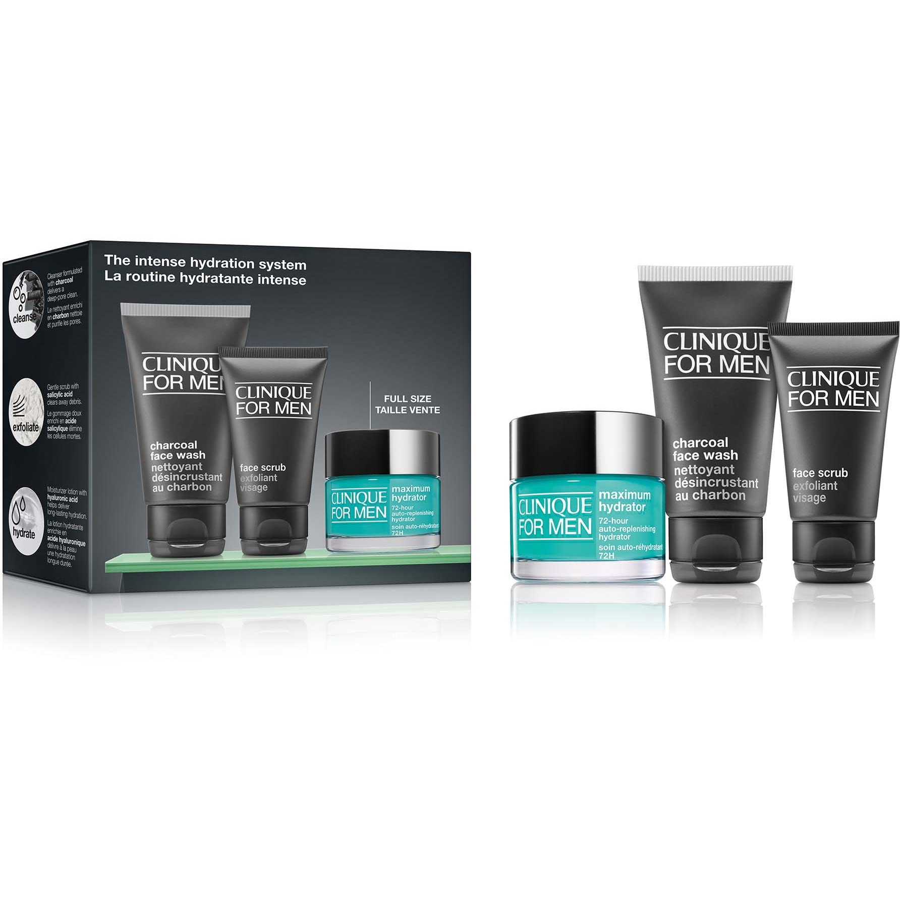 Clinique For Men The Intense Hydration System Set billede